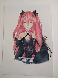 Seraph of the End Krul Tepes Owari Anime Hand Drawn Original by kimmyarts |  eBay