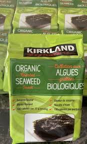 Kirkland Signature Organic Roasted Seaweed Snack Review Seaweed Snacks Roasted Seaweed Snack Roasted Seaweed Recipe