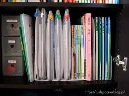 中学生になったムスメ 次々と貰ってきたのは 予想を超える数の教科書に問題集に資料集などなど これでは 毎日の支度も大変だし うっかり 単語帳を忘れた なんてことになりかねません たくさんあるテキストを忘れ物なく しかも管理しやすいように