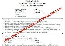 Check spelling or type a new query. Kisi Kisi Dan Soal Ukk Penjas Smp Kelas 7 Kurikulum 2006 Didno76 Com