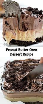 Easy Peanut Butter Oreo Dessert Recipe Recipe Oreo Dessert Oreo Dessert Recipes Peanut Butter Oreo Dessert