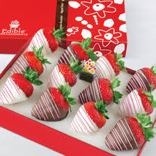 If you love chocolate, you will love our adorable chocolate covered strawberries! Edible Arrangements Fruit Baskets Pink Precious Swizzle Berries