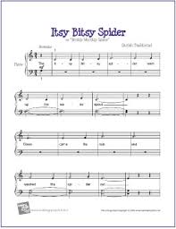 Work title 50 piano pieces for first beginners alt ernative. Itsy Bitsy Spider Free Beginner Piano Sheet Music