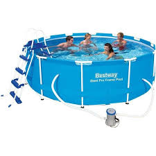 Bestway 12x39 5 Steel Pro Frame Pool Set Pool Bestway Pool Liners
