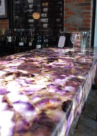 Amethyst Bar By Lucasso Stone I Would Love This White Marble Kitchen Countertops Dream Kitchens Design Crystals In The Home