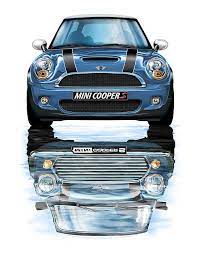 New Bmw Mini Cooper S Blue By David Kyte In 2020 Mini Cooper Mini Cooper S New Bmw