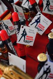 Thank You Gift Ideas For 50th Birthday I Planned A James Bond Evening For My Husband S 50th Birthday Party Cigars And Whiskey Thank You Gifts James Bond Party 50th Birthday Party 50th Birthday