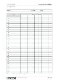 In form eines einfachen dokuments. Hausaufgabenliste Editierbare Kopiervorlage Cornelsen