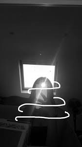 Aesthetic Grunge Mirror Black And White Mirror Selfie With Flash 