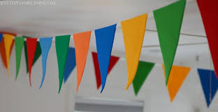 Under The Table And Dreaming Felt Bunting Pennant Banners Felt Banner