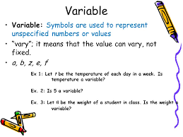 Check spelling or type a new query. Section 1 1 Algebra Variables And Expressions Why Study Algebra Ppt Download