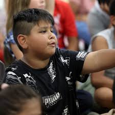 Westwood Elementary School featured a Champions for Kids “Dragons and  Friends” Reading Challenge kickoff today for the school's 84 fourth  graders! Westwood is one of seven Springdale schools participating in the  challenge,