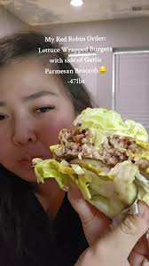 Lettuce Wrapped Red Robin Burger