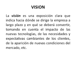 Misión, visión y valores de varias empresa. Concepto De Mision Y Vision