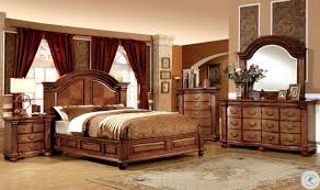 Elegant teen bedroom iron bed. Bellagrand Antique Tobacco Oak Bedroom Set From Furniture Of America Cm7738q Bed Coleman Furniture