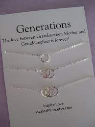 Generations Necklaces Https Www Etsy Com Listing 231368108 Generations Necklace Grandmother Mot Generation Necklace Mother Daughter Jewelry Daughter Jewelry