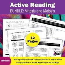 Attempt objective type questions and compare answers with the answer key for assessment. Mitosis And Meiosis Reading Worksheets Teaching Resources Tpt