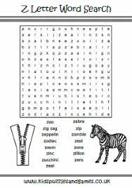 While there's one food that begins with the letter z that's obvious and another you can probably guess, there are many more you would never suspect. Letter Z Puzzle Sheets Kids Puzzles And Games