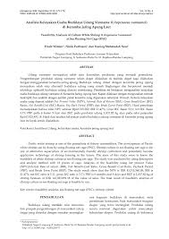 Pdf Analisis Kelayakan Usaha Budidaya Udang Vanname Litopenaeus Vannamei Di Keramba Jaring Apung Laut