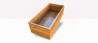 Box Blackbutt Wood Water Wooden Bath Free Standing Bath Tub Wood