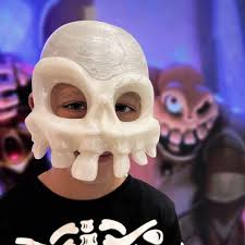 💀 Medievil Skull mask・ STL File for ・Cults