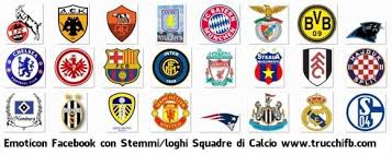 Il cosenza calcio s.r.l.2, meglio noto come cosenza, è una società calcistica italiana con sede il cosenza calcio 1914, non iscrittosi ad alcun campionato nel luglio del 2003, fu sostituito, dopo una. Stemmi Squadre Di Calcio Grandi Per La Chat Di Facebook