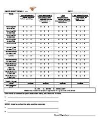 behavior chart