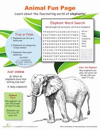 Free printable animal coloring pages. Animal Fun Pages 4th Grade Worksheets Education Com