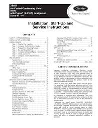 Installation Start Up And Service Instructions Manualzz Com