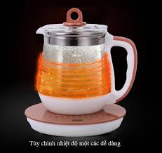 Ấm thủy tinh đun nước đa năng Royfaster 398 - Pha trà, sắc thuốc, đun –  Hàng Nhập Khẩu 365