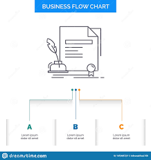 contract paper document agreement award business flow