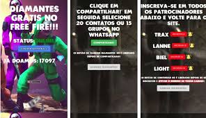 Você pode recarregar diamantes no free fire por diversas formas de pagamento, podendo ser diretamente pelo aplicativo do jogo ou em sites oficiais como o recarga jogo garena. Diamantes Gratuitos Em Free Fire E O Novo Golpe Atual The Game Times