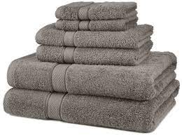 Tea towel set / set of five kitchen towels / grey, lavender, lilac, violet, grape / holiday gift / housewarming gift / hostess gift sproutlinen. Pinzon 6 Piece Egyptian Cotton Towel Set Grey Ebay
