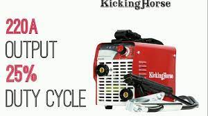 Ideal for indoor outdoor repair, fabrication and construction where high reliability & durability is required: How To Stick Weld With Kickinghorse A220 High Power Arc Welding Inverter 220v Youtube