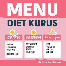 Sarapan ringan semakin besar pinggan, semakin besar keinginan untuk makan. Ikuti 8 Menu Diet Yang Sedap Ini Untuk Ramping Dan Cantik Kulit Wajah Daripada Cik Oya Hijabista