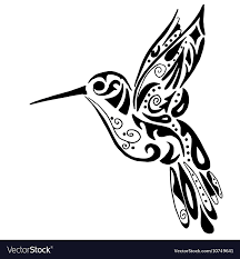 Or Tattoo Royalty Free Vector Image Hummingbird Tattoo Tribal Animal Tattoos Tattoo Stencils