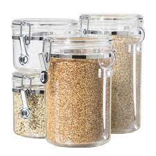 Demand has far exceeded our expectation for. Lizzie S Coconut Custard Pie Kitchen Canister Sets Airtight Canisters Clear Canisters