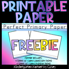 This collection of writing paper is perfect to use during the different seasons and holidays. Printable Primary Paper Worksheets Teachers Pay Teachers