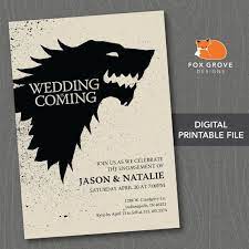 Engagement Party Invitation Announcement Game Of Thrones Wedding Is Coming Printable Engagement Party Invitations Engagement Invitations Party Invite Design