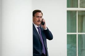 6 1/2 x 2 1/2 sized bobblehead of mike lindell. Dominion Mypillow Ceo Mike Lindell Begging To Be Sued