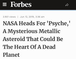 Asteroid Psyche 16 Could Be The Heart Of A Dead Planet