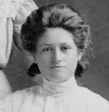 Minnie Ihde Shaver with pet turkey. 1974