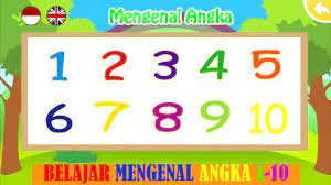 Which, in decimal notation is 424000. Belajar Mengenal Angka 1 10 Youtube