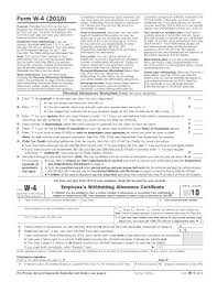 The whole process takes minutes. 2010 Form Irs W 4 Fill Online Printable Fillable Blank Pdffiller