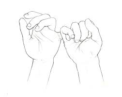 Hand drawn pinky promise composition vector free download. Pinky Promise Hands Drawing