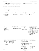 Not only can you put together custom printable worksheets based on your child's skill level or learning goals but it comes in multiple fonts too. Worksheet 2 9 Derivatives Of Exponential Functions With Answers Printable Pdf Download