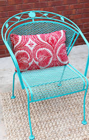 How To Paint Patio Furniture With Chalk Paint Painting Patio Furniture Patio Furniture Makeover Iron Patio Furniture