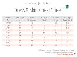 Skirt Measurement Fashion Dresses