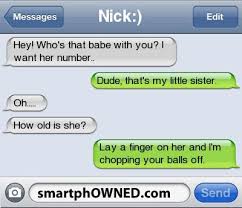 The snowclone phrase at first i was like 'mmm x' became mildly popular in image macros in 2020. 12 Big Brothers Ideas Funny Text Conversations Text Jokes Funny Text Messages