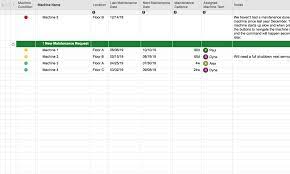 Our handyman bill template provides the ideal format to formally request payment for virtually any type of repair or maintenance work. Machine Maintenance Schedule Smartsheet